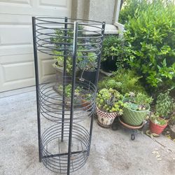 2 Very Large/tall 3 Tiers Metal Shelf /Plant Stand 