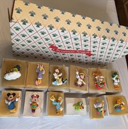 Vintage Grolier Disney Christmas Angel Ornament Complete Set Of 12-offers