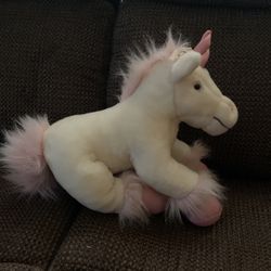 I Love U Talking Unicorn Plush