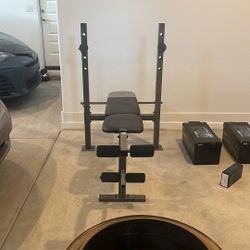 Bench Rack With Hamstring 