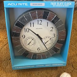 Faux Slate Clock 