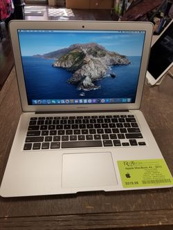 2013 Apple MacBook Air i5 1.3GHz 8GB RAM 128GB SSD Webcam WiFi Bluetooth macOS Catalina 13.3"