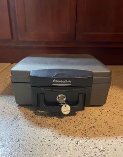 SentrySafe Fire-Resistant Safe Box WITH KEYS