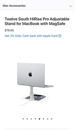 HiRise Pro Adjustable Stand for MacBook with MagSafe