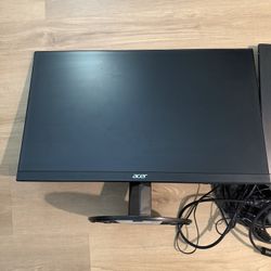 Acer dual monitor set up