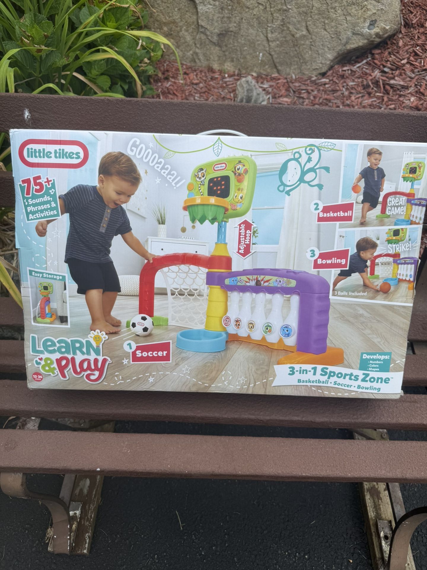 New Learn and play 3 in 1 Sport Zone - basketball, Soccer, bowling