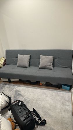 Sleeper Sofa, Vissle Grey (with two pillows)