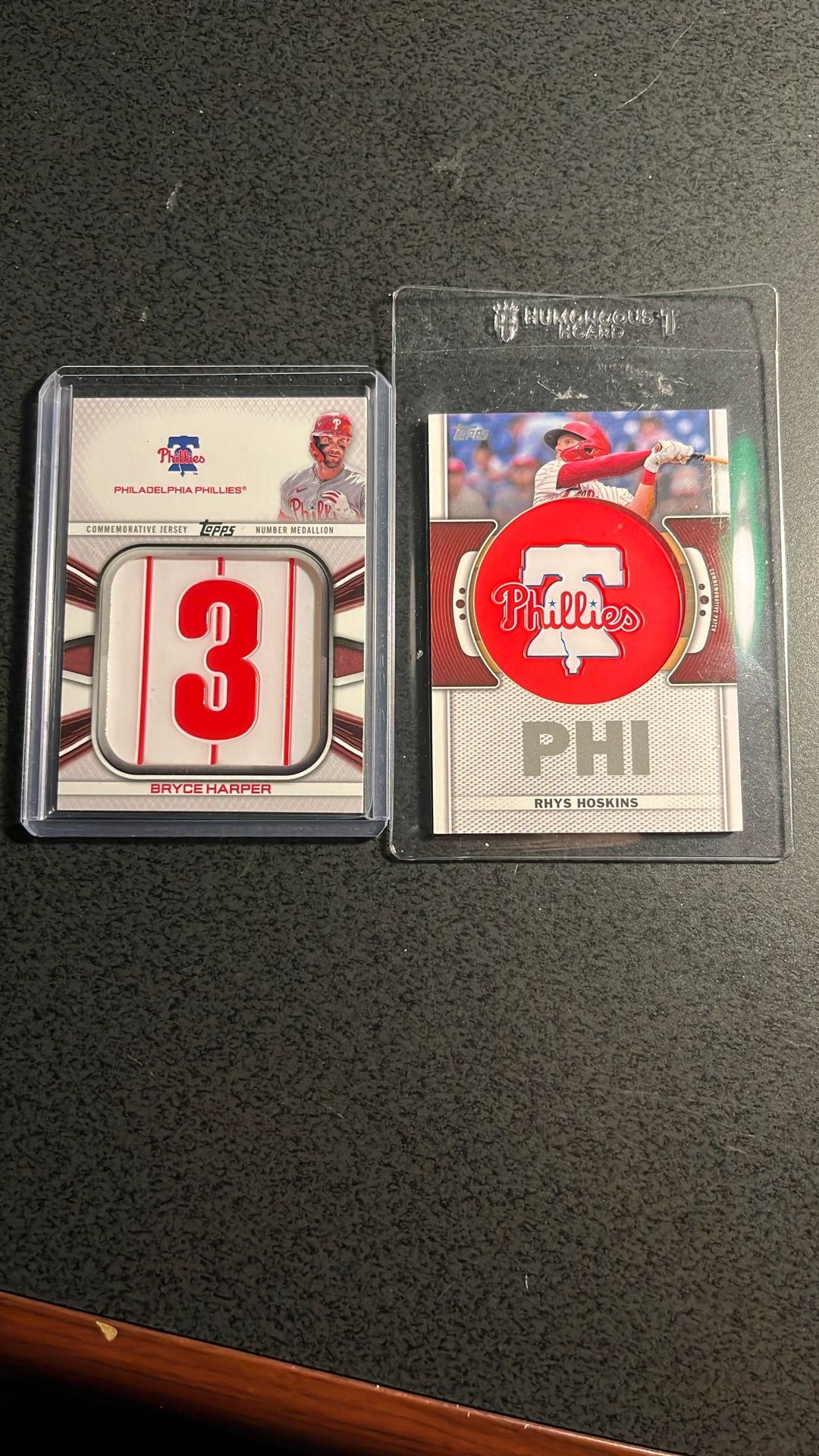 PRIiCE SLASH-Bryce Harper Player Jersey Medallion Card & Team Logo Patch Card