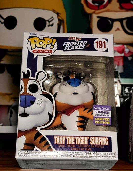 Funko - SDCC 2023 Exclusive - Surfing Tony the Tiger Pop #191