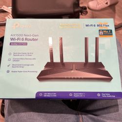 TP-Link Smart WiFi 6 Router (Archer AX10) – 802.11ax Router, 4 Gigabit LAN Ports, Dual Band AX Router,Beamforming,OFDMA, MU-MIMO, Parental Controls, W