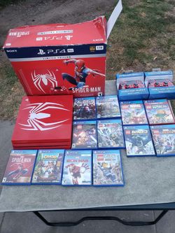 Big Collection $550! All or $400! No Games. This is Limited edition Playstation 4 PS4 Pro 1TB With 2 Sealed controllers & Box. Can be tested. Trade ar