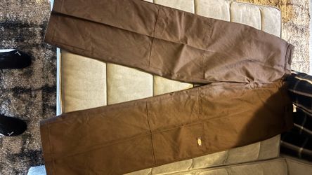 Dickies Brown Loose Fit Double Knee Pants 36x34