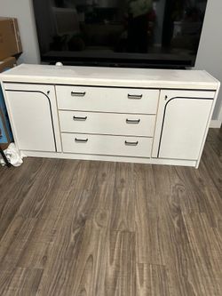 White dresser
