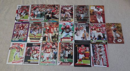 Lot of 19 Kansas City Chiefs NFL Football Cards