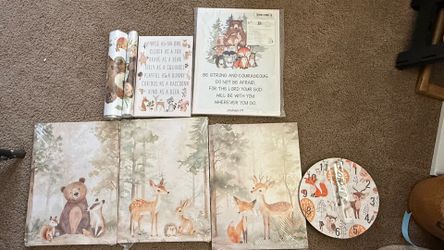 Nursery decor- Woodland animals