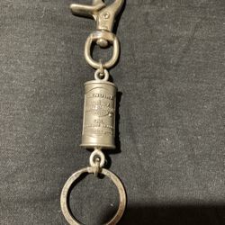 Harley Davidson Oil Can Keychain 