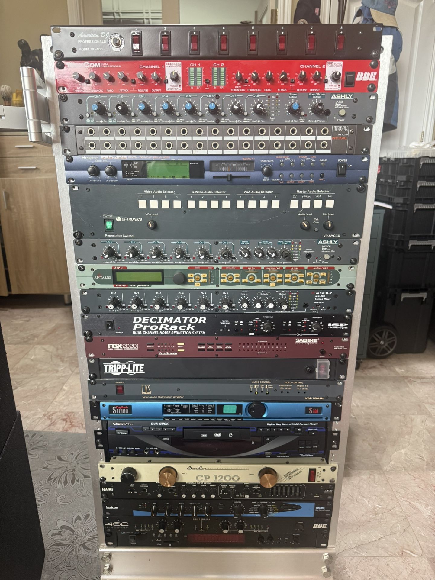 Studio Rack Equipment For Sale - Read Description