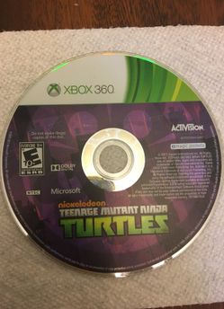 Xbox 360 Teenage mutant ninja turtles