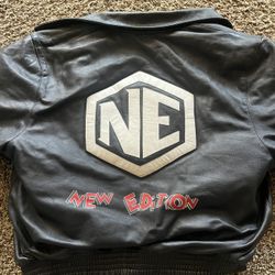 (Original ) NEW EDITION LEATHER JACKET 