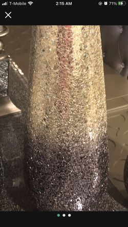 Glitter Gold And purple Vase 🏺 ( Large Size )
