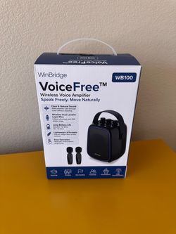 Voice Amplifier with 2 Wireless Lavalier Mics, 36W Portable PA System