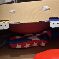 kids' height-adjustable freestanding punching bag set