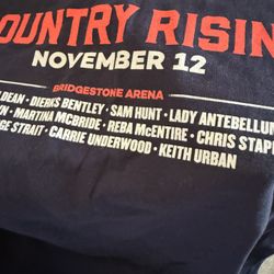 Country Rising Music Charity Concert Tee. 2017 NWOT
