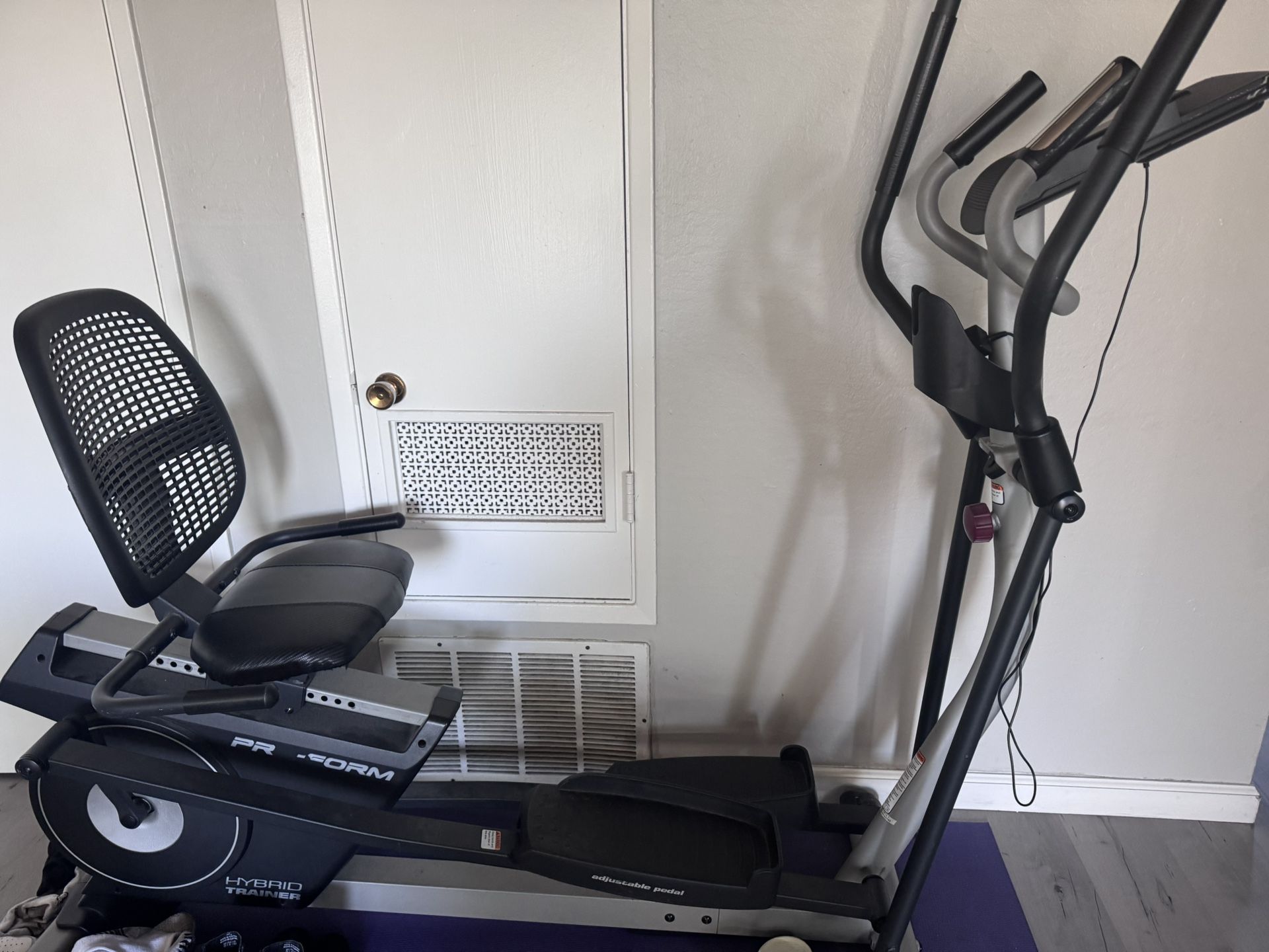 Pro Form Elliptical And Recumbent Bike