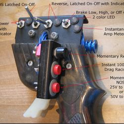 HO slot car Controller and power supply