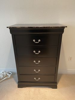 Dresser With Stone Top