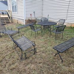 Wrought Iron Furniture Set