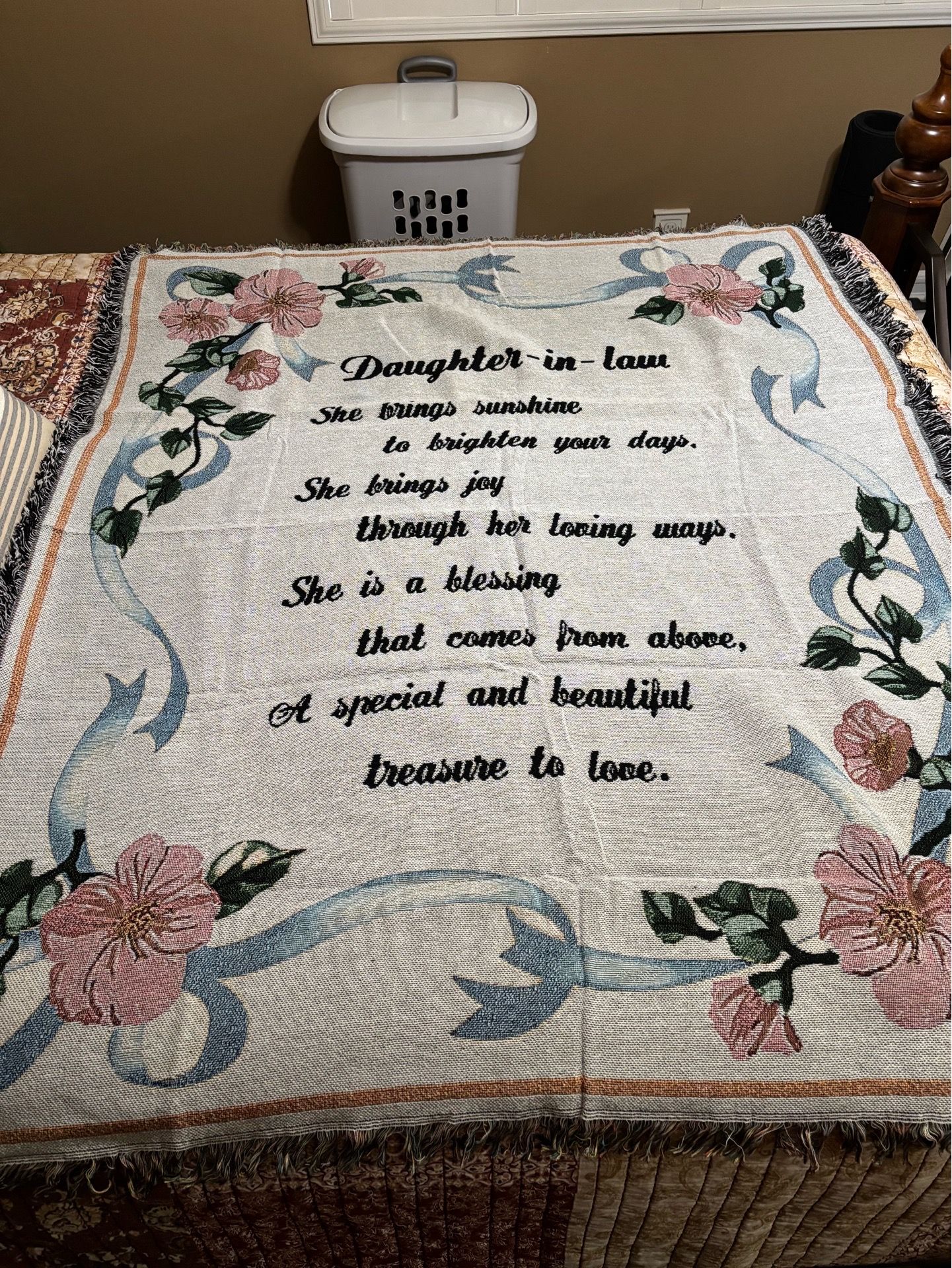 Daughter-in-Law Throw blanket