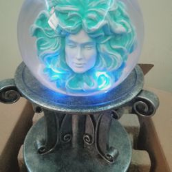 Disney Parks Haunted Mansion Madame Leota Crystal Ball Light-Up Figurine / Decor