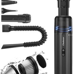 Chuboor 13000PA Powerful Car Vacuum Cleaner High Power Cordless Rechargeable, Handheld Vacuum, Portable Mini Vacuum with LED SOS Light, Small Hand Hel
