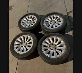 4 — 225/50r16 5x120 5x4.72 Stock Bmw Wheels Rims Good Tires!