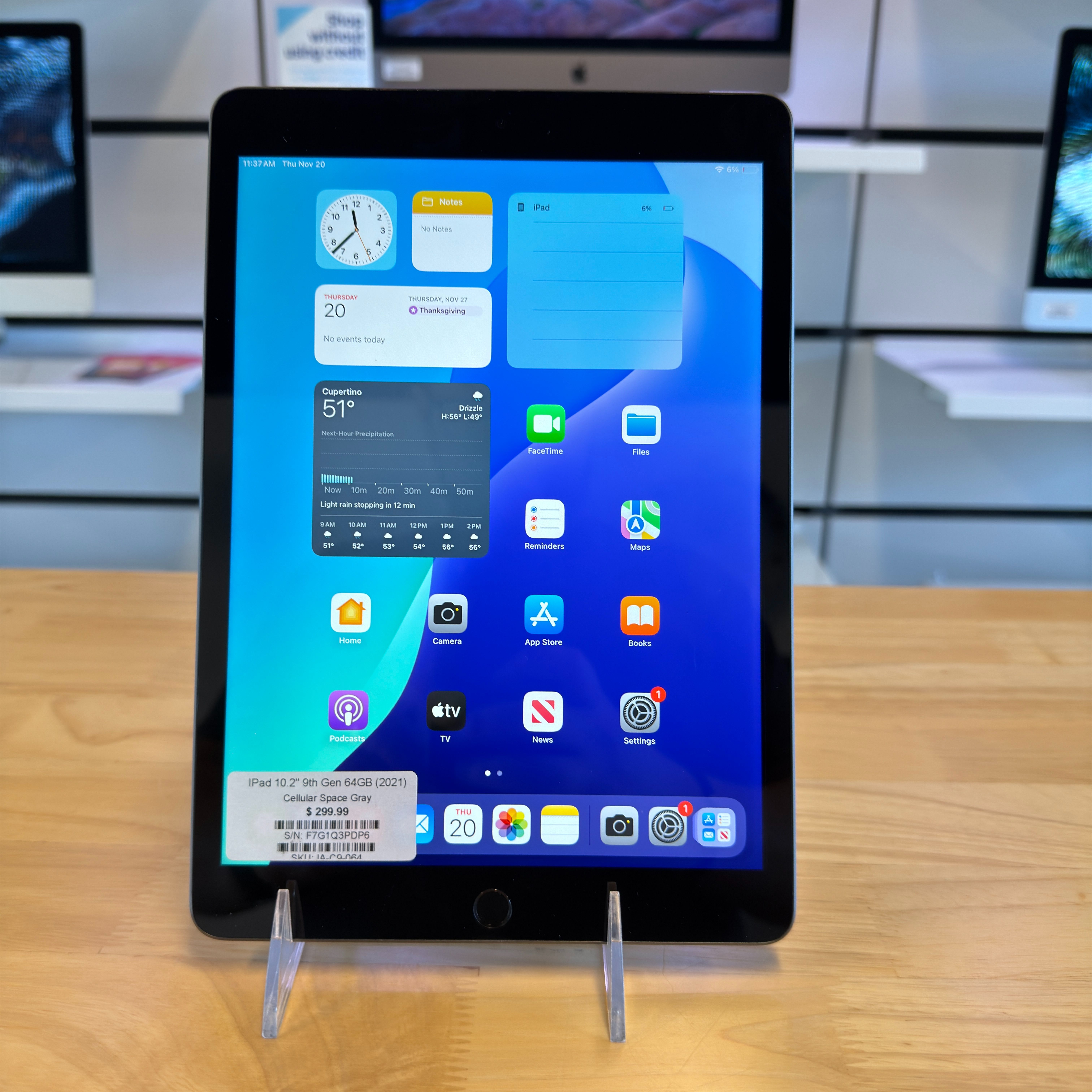 iPad 10.2" 9th Gen (2021) – 64GB | Cellular | Space Gray