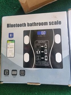 Bluetooth Bathroom Scale with LCD Display