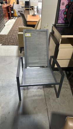 Outdoor Sling Chair with Metal Frame