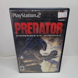 $55 Playstation PS2 - Predator Concrete Jungle (No Manual)