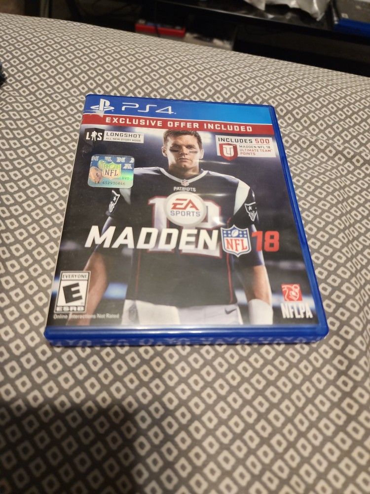 2 Madden 18 Games Ps4