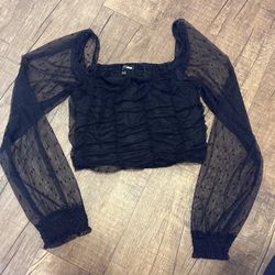 Mesh Crop Top