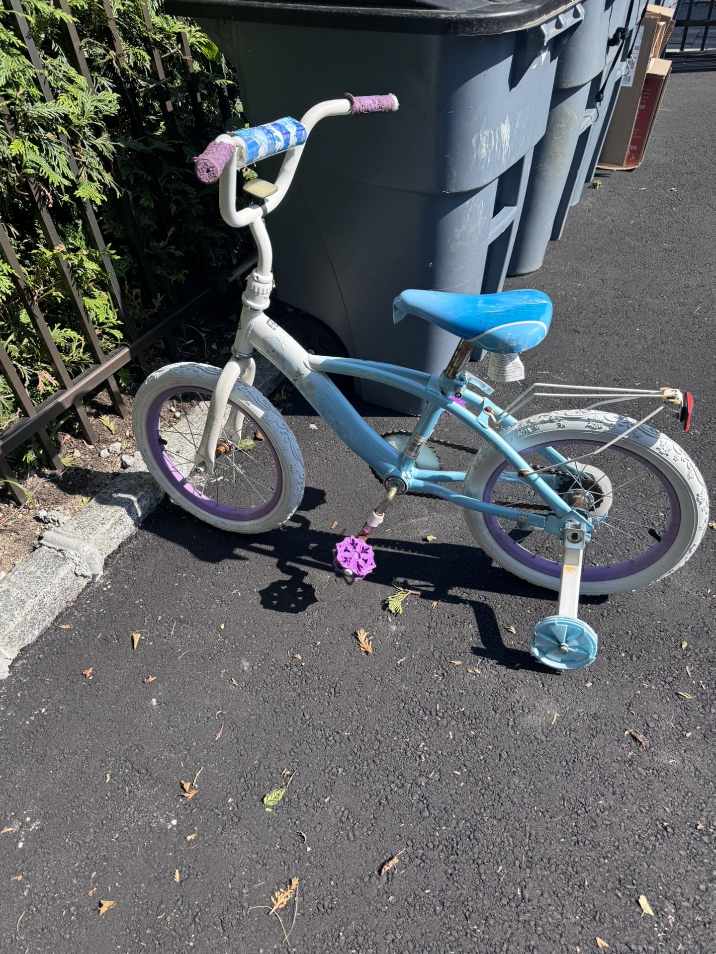 Used Girl's Frozen Bicycle