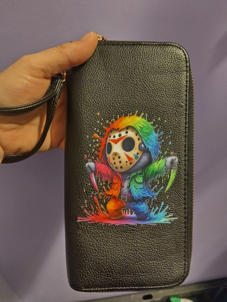 Customized Friday The 13th Jason Wrist Wallet