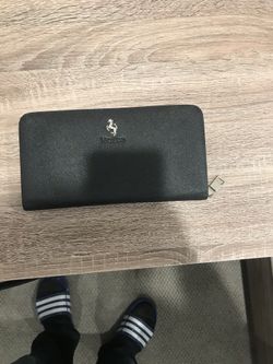 Large leather wallet