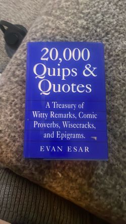 20000 Quips And Quotes Hardback Book
