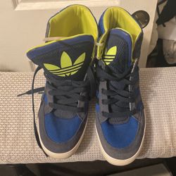 Man Shoes Adidas Color Blue Size10