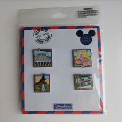 Fly me to the Disney Parks pin set
