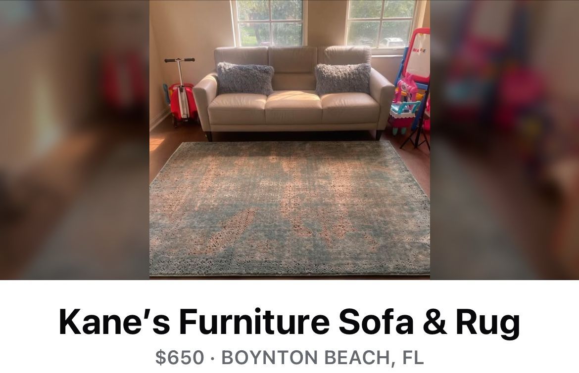 Kane’s Sofa & Rug