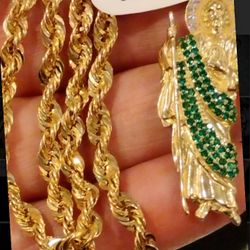 14k 22 Inch  Rope & Saint Jude