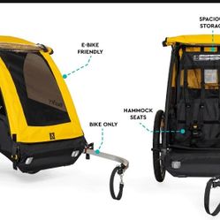 Burley D Lite Stroller and Trailer 